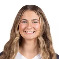 Sara Scherber, freshman right-side hitter. Emerged as a reliable scoring option as the season progressed, delivering multiple double-digit kill performances in conference play. Recorded 17 kills in the five-set win over Wartburg and provided consistent production off the right side.