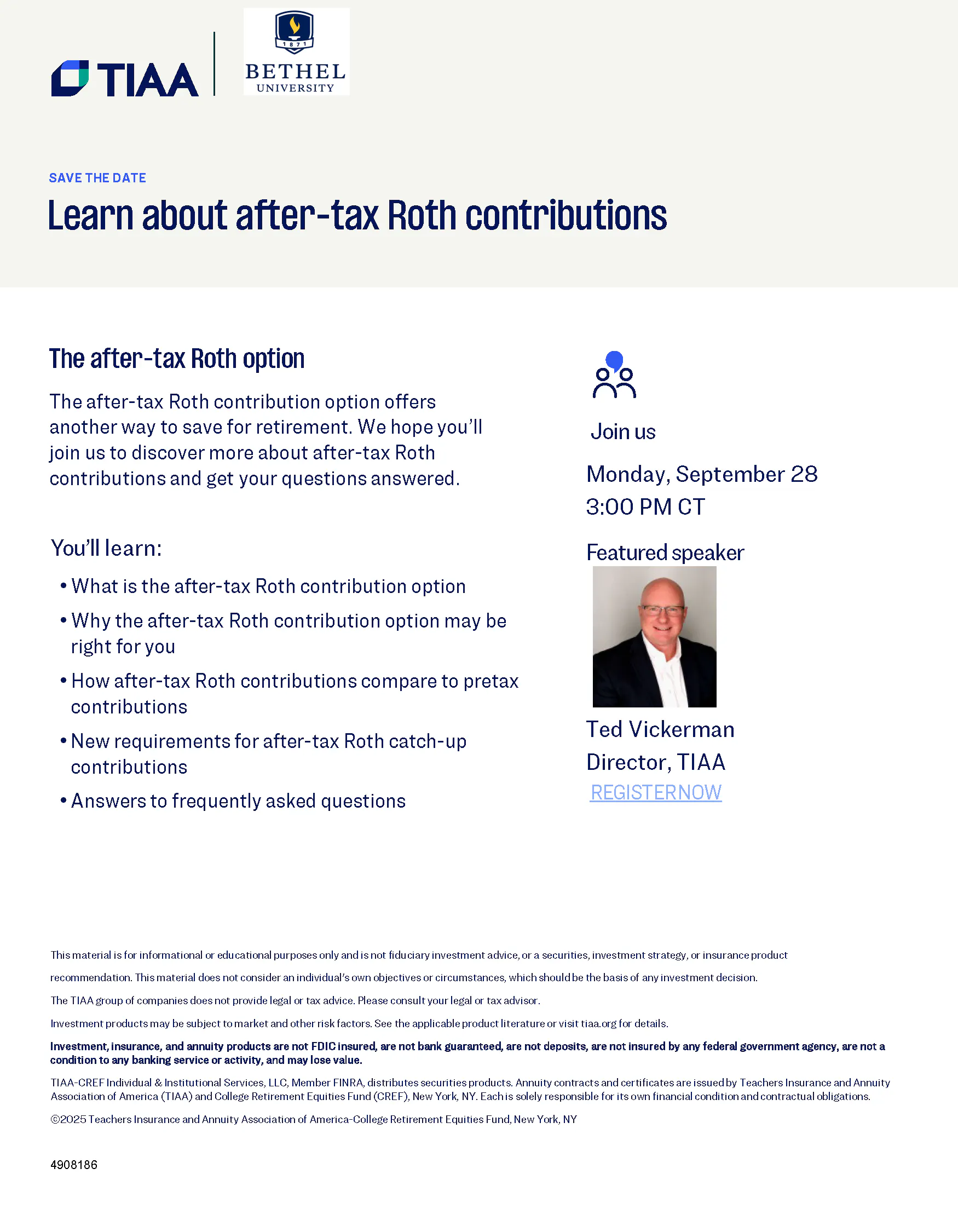 Roth Webinar Flyer