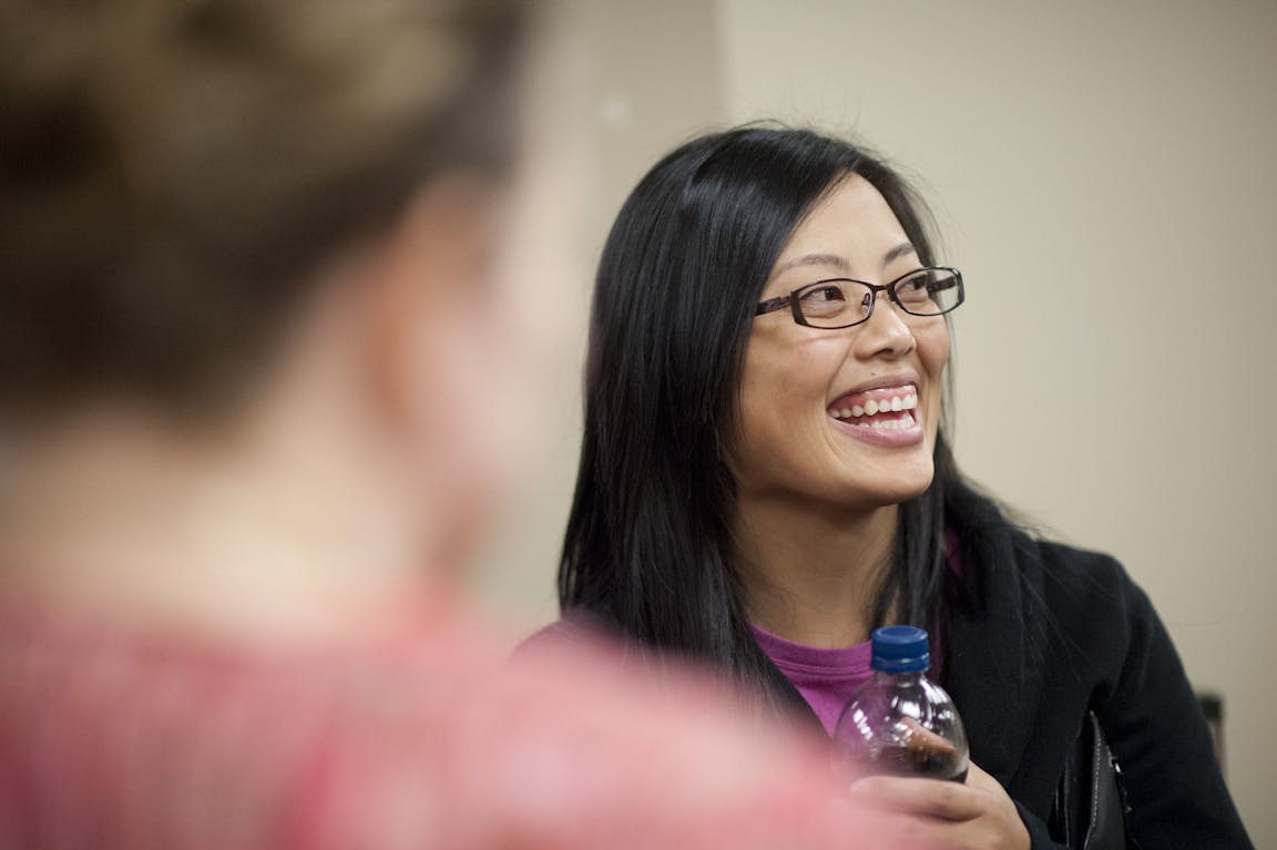 An adult undergrad student.