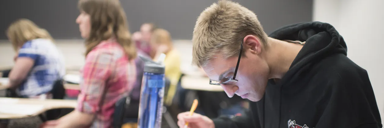 BUILD students learn in class