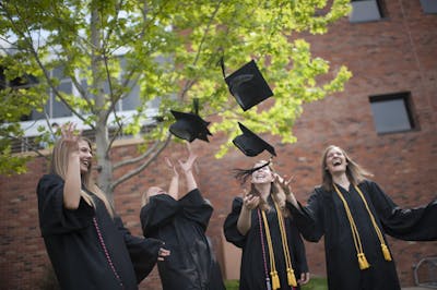 Graduation Cap Toss
