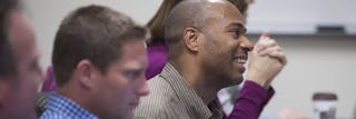 Students within the Business Management Degree program attending lecture