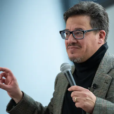 speaking at Hispanic seminar