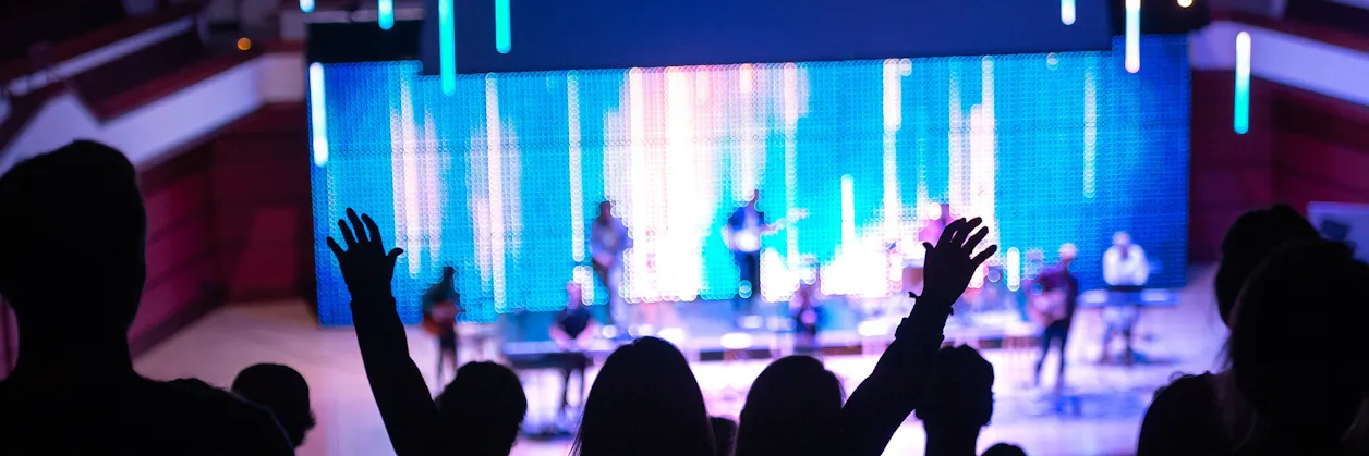 worshipping in chapel