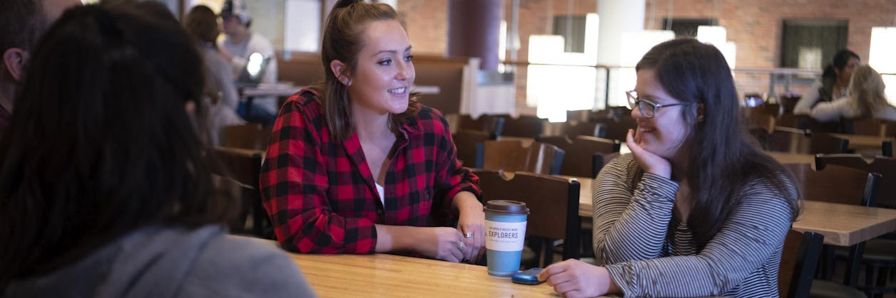 Students at 3900 Grill