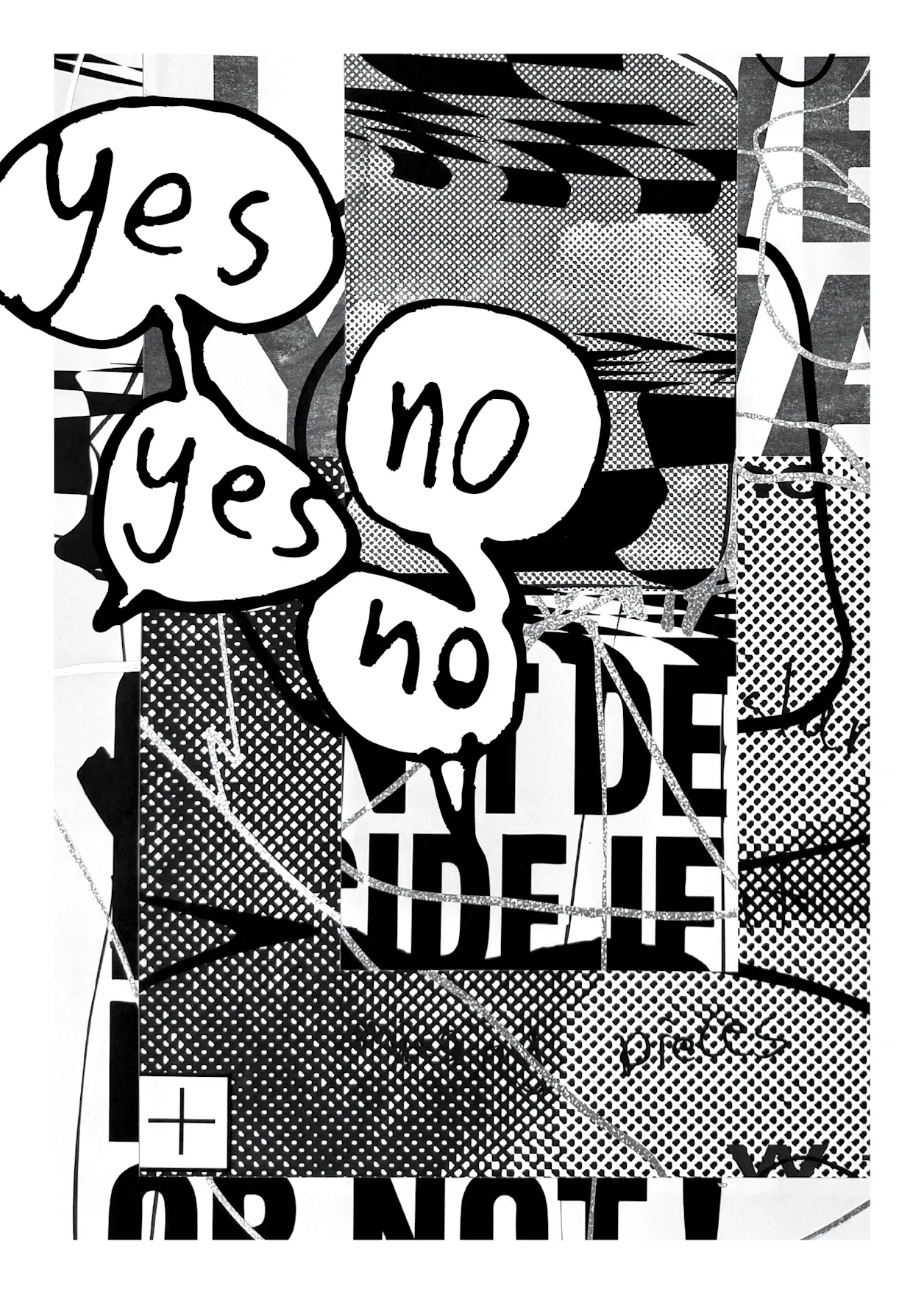 Yes No Yes No Exhibition Poster 