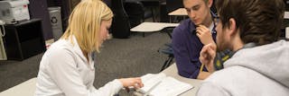 Group of students working together