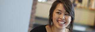 Student smiling