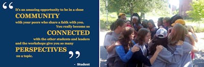 banner picture with community quote