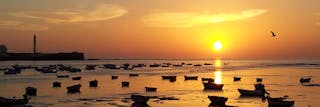 Sunset and Boats