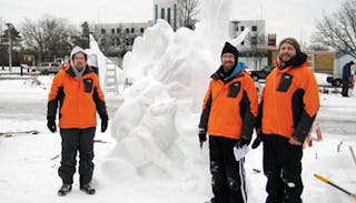 Alums Win Snow Sculpture Contest