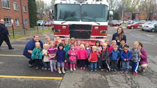 Campus CDC Kids Celebrate Fire Safety Month