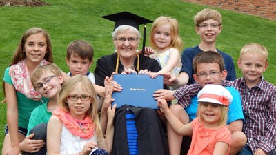 Grandmother of Nine Graduates from Bethel