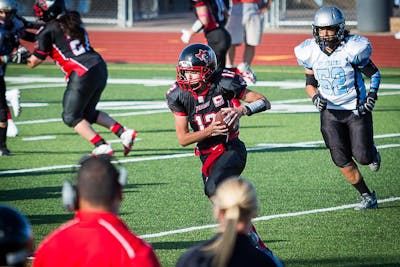 Kiersten Hansen ’10 Leads Minnesota Vixen to Women’s Football Midwest Conference Championship