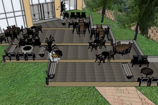 Bethel Student Government (BSG) Funds Patio Expansion in Kresge Courtyard