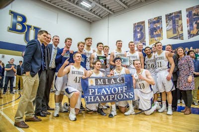 Men’s Basketball Crowned MIAC Champions