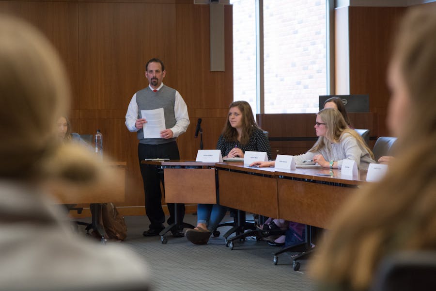 Political Science Simulations Bring History Books to Life Bethel