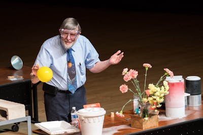 Nobel Laureate Bill Phillips Visits Bethel