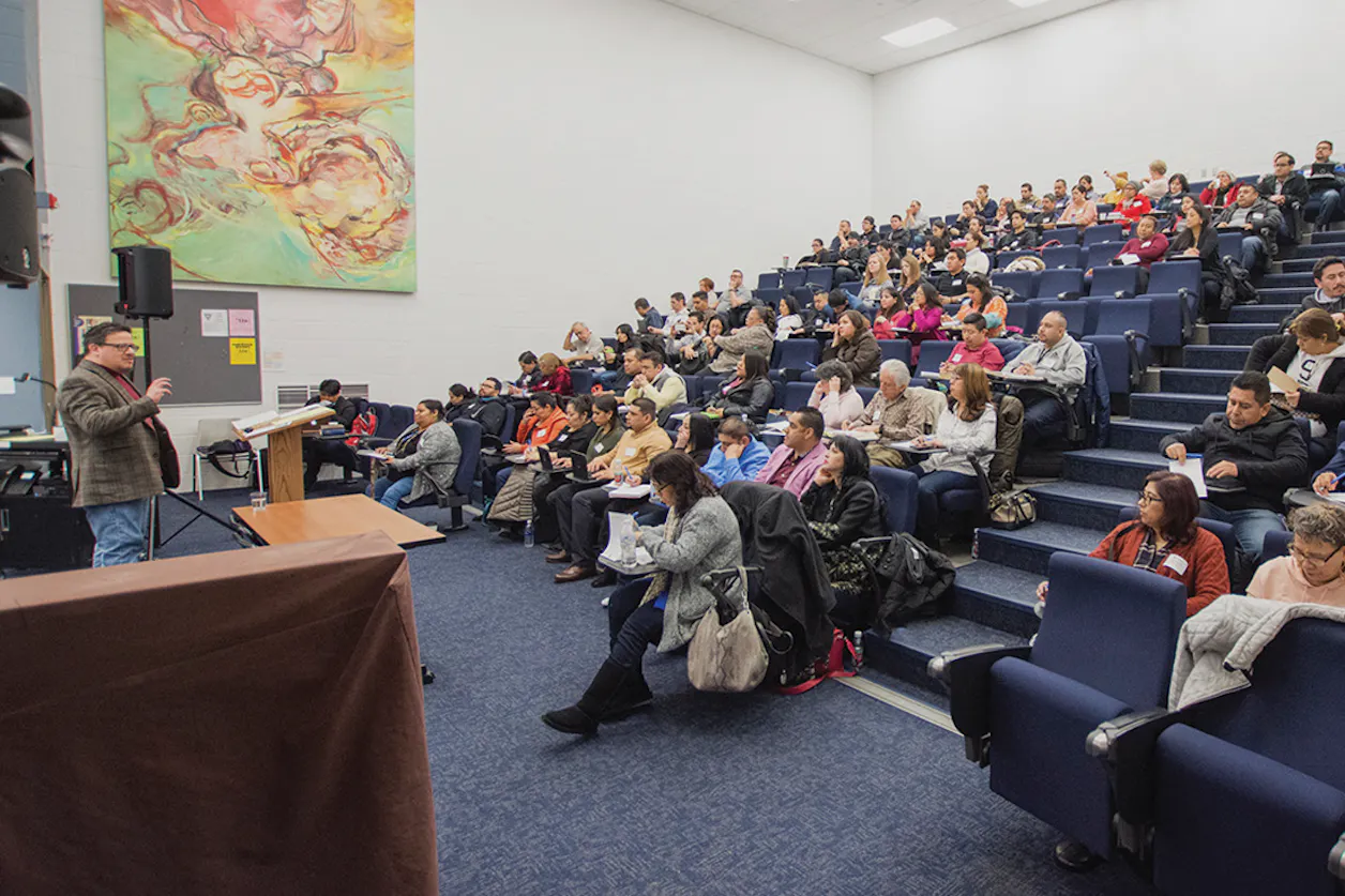 Hernandez and the Hispanic Pastors Seminar