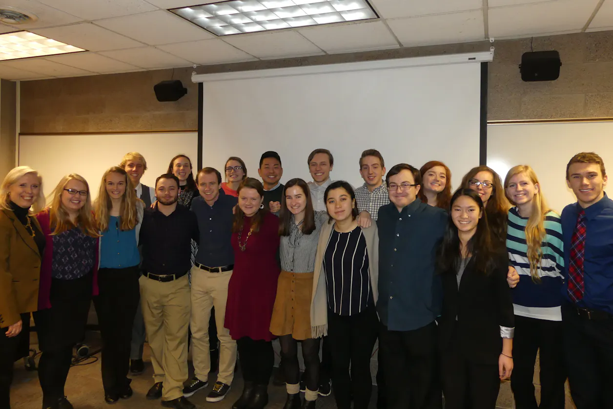 Students in Professor of Mathematics Patrice Conrath’s Operations Research class worked with Minnesota nonprofits Feed My Starving Children and Venture to design a food packing plant in Nepal. 