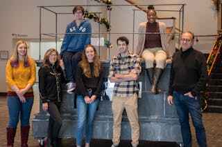 Art Students Engage Bethel Community with Evocative Portable Monument Sculpture