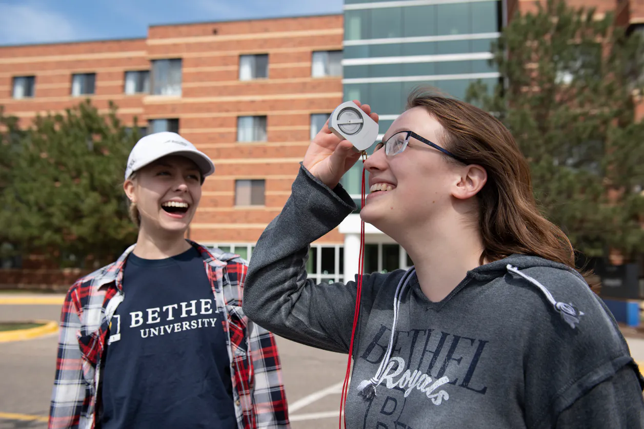 Students develop and use consistent measurements and methods to observe their trees just as “bud break” is beginning in the spring.