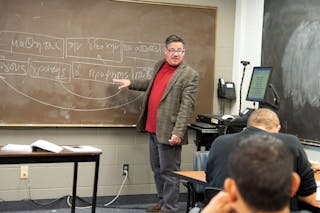Professor of Biblical Studies Juan Hernández, Jr. has taught biblical Greek for decades—but this semester, he's doing it in Spanish.