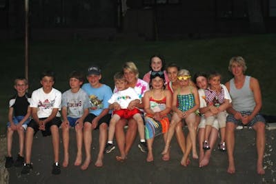The Goetzmans and family friends