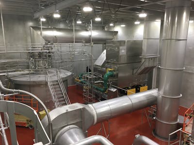 A cheese drying system designed by RELCO