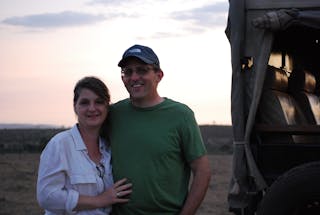 Mike Olsen '92 with his wife Carrie Urheim '92 