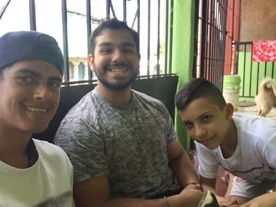 Munoz in Costa Rica for a mission trip last spring