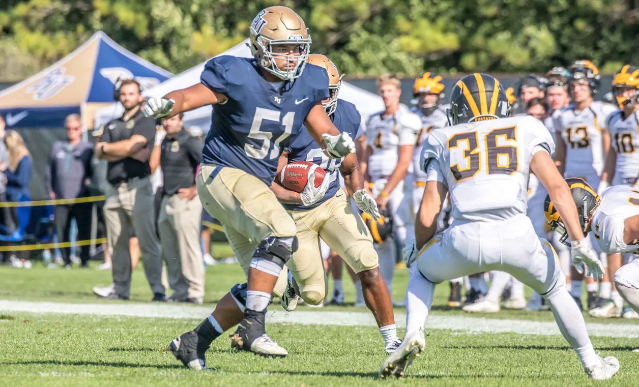 Bethel Royals offensive lineman and biokinetics major Danny Munoz ’20 