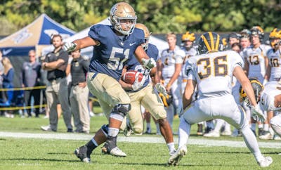 Bethel Royals offensive lineman and biokinetics major Danny Munoz ’20 