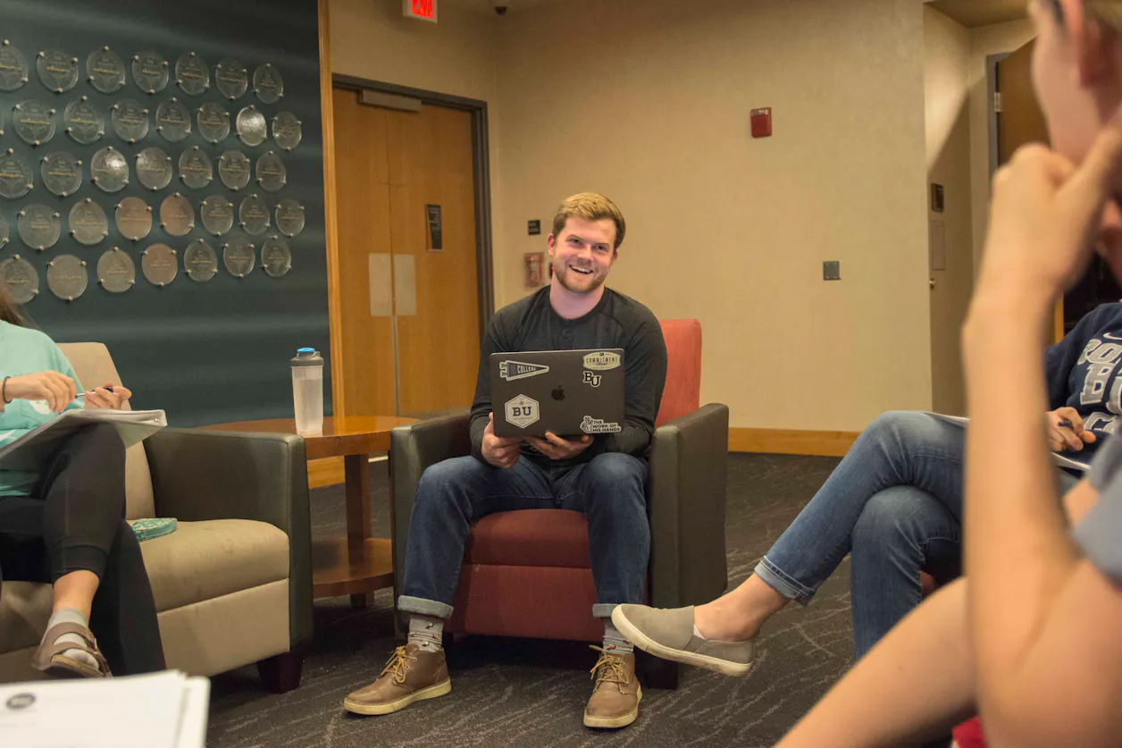 Peyton Gallagher, director of Student Ministries