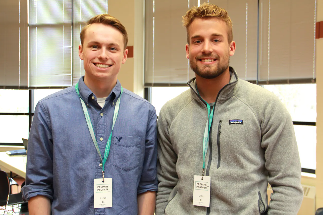Luke Chaika ’21 and Jon Espe ’20 
