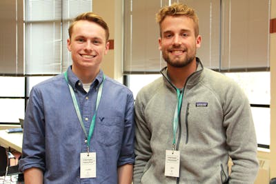 Luke Chaika ’21 and Jon Espe ’20 