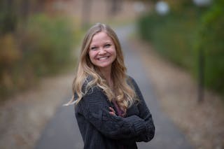 Rachel Nordberg '19, a double major in biology and psychology, has spent the past few years at Bethel seeing her passions for faith and science come together, especially when it comes to understanding the brain.