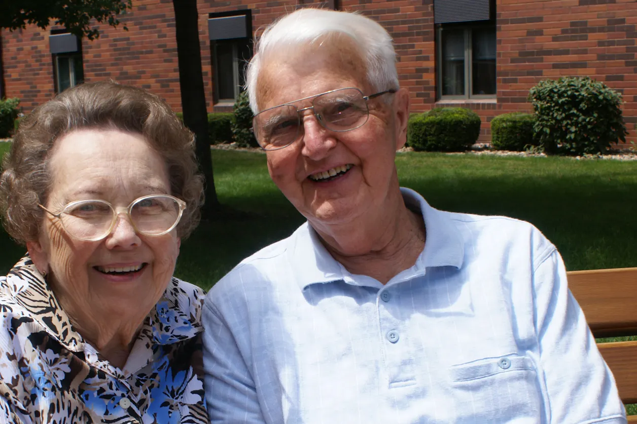 Norma and Robert Pint, longtime donors who started the Norma R. and Robert F. Pint Seminary Scholarship Fund to support Bethel Seminary students.
