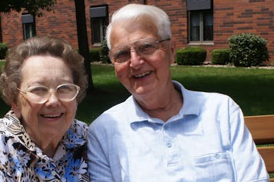 Norma and Robert Pint, longtime donors who started the Norma R. and Robert F. Pint Seminary Scholarship Fund to support Bethel Seminary students.