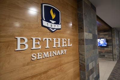 Seminary entrance at Anderson Center