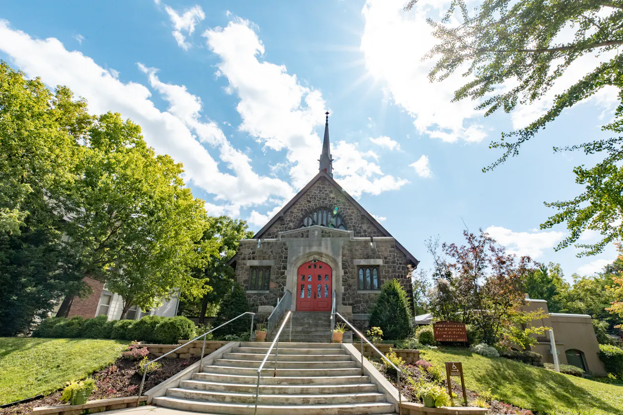 St. Matthew's Episcopal Church in St. Paul, which enlisted the help of Bethel’s Advanced Sculpture class to envision a piece of artwork meant to celebrate the church’s history. 