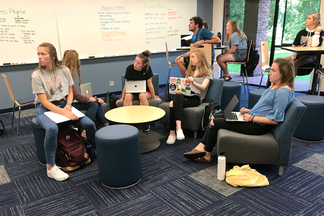 Students in Education Classroom