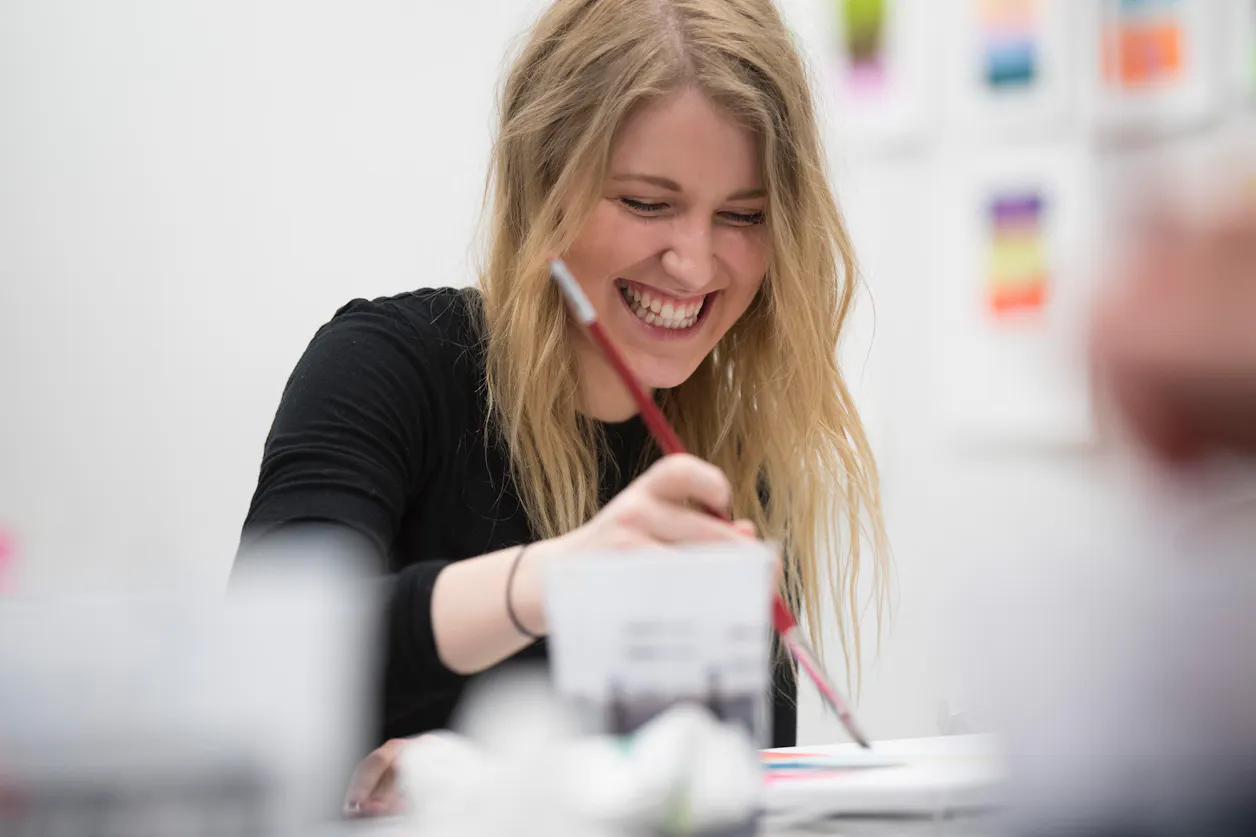 "The reason students wanted an art therapy major is because they feel that they want to make art—that they want to work in this creative practice—but they also want to serve others," says Professor of Art Lex Thompson.