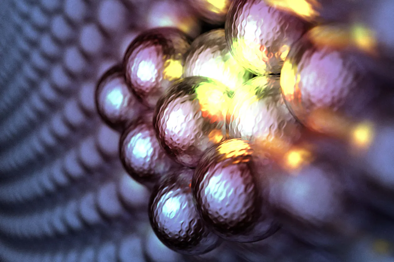 Through a new microscope and laser system, professors Nathan Lindquist and Nathan Lemke hope to measure the movement of single molecules on a surface. 