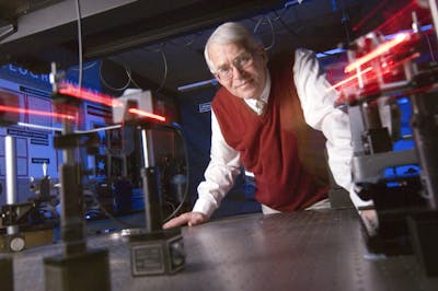 At Bethel, Peterson advocated for advancing research and high-level labs in the physics and engineering department.