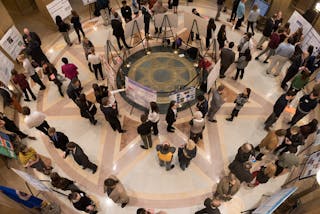 Bethel students presented in the Minnesota State Capitol rotunda on March 11.