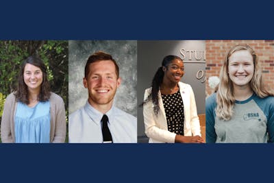 Bethel students Maddie Christy '20, Jake Marsh '20, Cassandra Dixon '20, and Koressa Weems '20 were named recipients of the 2020 Servant Leadership Awards.
