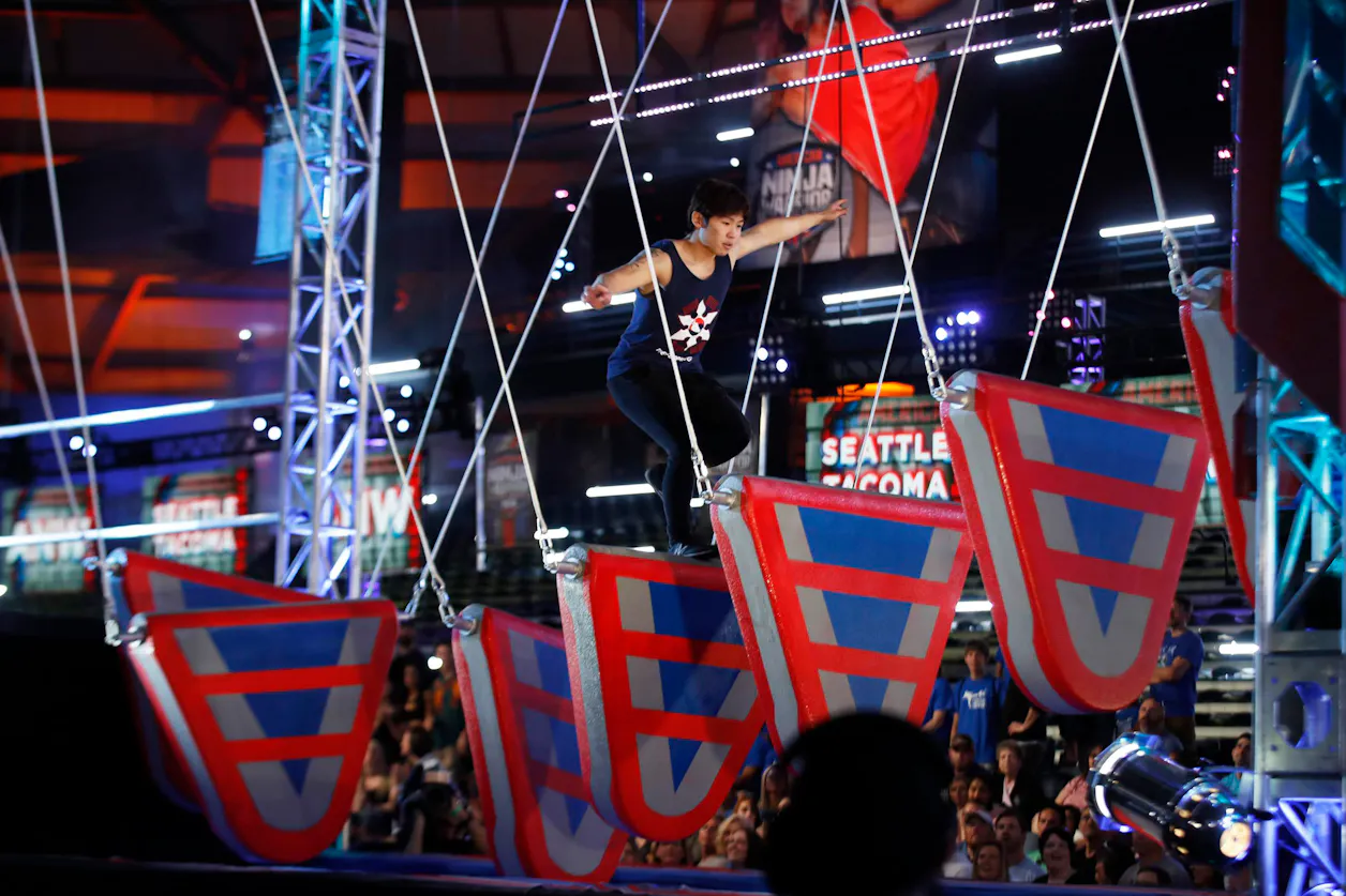 Ben Martin, senior at Bethel University, on American Ninja Warrior
