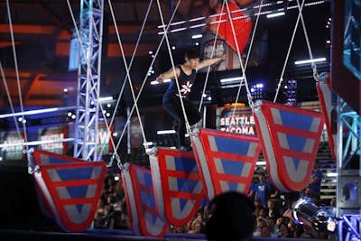 Ben Martin, senior at Bethel University, on American Ninja Warrior