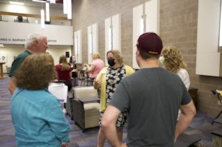 Faculty members and current Bethel students enjoyed connecting with alumni and their families after the last year apart.